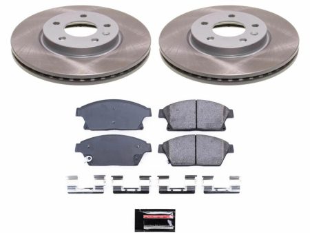 Power Stop 11-15 Chevrolet Volt Front Semi-Coated Rotor Kit Hot on Sale