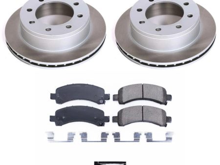 Power Stop 03-16 GMC Savana 3500 Rear Semi-Coated Rotor Kit Online Hot Sale