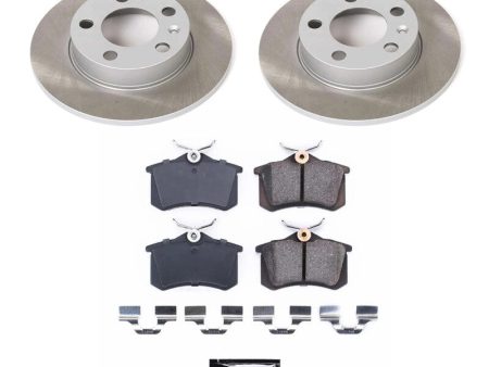 Power Stop 98-05 Volkswagen Jetta Rear Semi-Coated Rotor Kit Discount