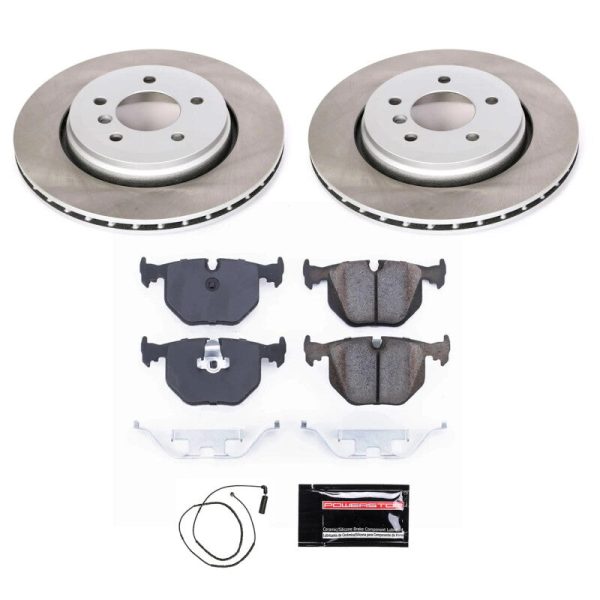 Power Stop 01-05 BMW 330xi Rear Semi-Coated Rotor Kit Fashion