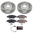 Power Stop 09-11 Audi Q5 Front Semi-Coated Rotor Kit Hot on Sale