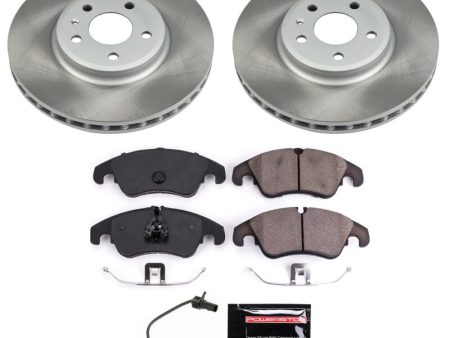 Power Stop 09-11 Audi Q5 Front Semi-Coated Rotor Kit Hot on Sale