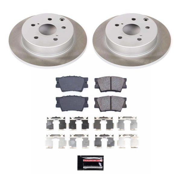 Power Stop 06-18 Toyota RAV4 Rear Semi-Coated Rotor Kit Online