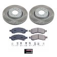 Power Stop 06-09 Saab 9-7x Front Semi-Coated Rotor Kit Supply