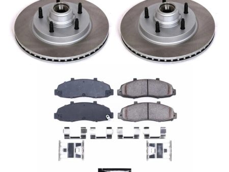 Power Stop 2004 Ford F-150 Heritage Front Semi-Coated Rotor Kit For Cheap