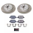 Power Stop 12-19 Fiat 500 Rear Semi-Coated Rotor Kit Fashion