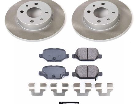 Power Stop 12-19 Fiat 500 Rear Semi-Coated Rotor Kit Fashion