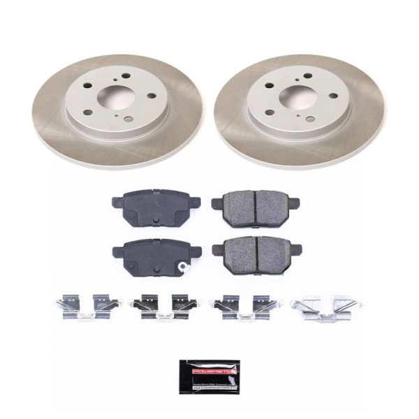 Power Stop 09-13 Toyota Matrix Rear Semi-Coated Rotor Kit Cheap