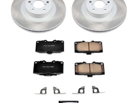 Power Stop 06-07 Subaru Impreza Front Semi-Coated Rotor Kit For Discount