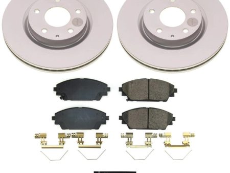 Power Stop 20-22 Mazda CX-30 Front Z17 Coated Brake Kit Online Sale