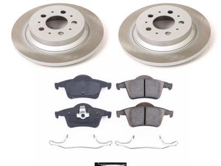 Power Stop 03-07 Volvo XC70 Rear Semi-Coated Rotor Kit For Cheap