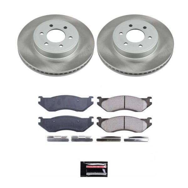 Power Stop 2003 Dodge Durango Front Semi-Coated Rotor Kit Discount