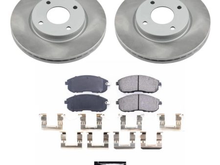 Power Stop 07-12 Nissan Versa Front Semi-Coated Rotor Kit Online now