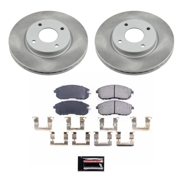 Power Stop 07-12 Nissan Versa Front Semi-Coated Rotor Kit Online now