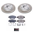 Power Stop 04-05 Honda Civic Front Semi-Coated Rotor Kit Cheap