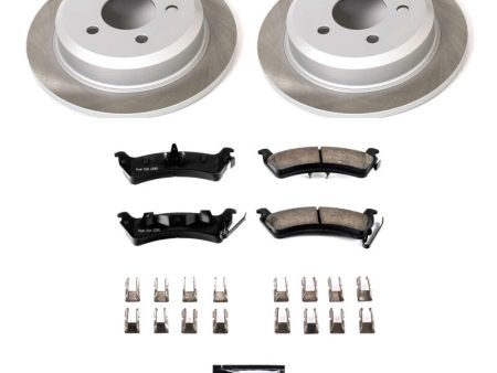 Power Stop 93-98 Jeep Grand Cherokee Rear Semi-Coated Rotor Kit Sale