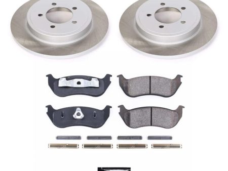 Power Stop 02-06 Mercury Mountaineer Rear Semi-Coated Rotor Kit Hot on Sale