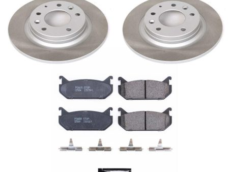 Power Stop 98-02 Mazda 626 Rear Semi-Coated Rotor Kit Hot on Sale