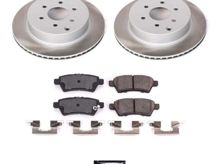 Power Stop 05-12 Nissan Pathfinder Rear Semi-Coated Rotor Kit For Discount