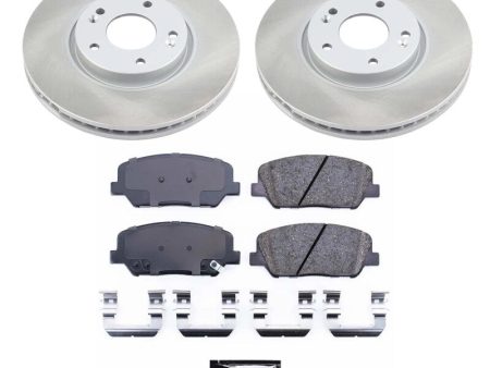 Power Stop 13-15 Hyundai Veloster Front Semi-Coated Rotor Kit Online Sale