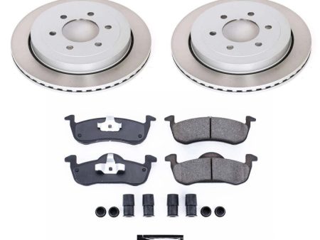 Power Stop 07-17 Lincoln Navigator Rear Semi-Coated Rotor Kit Discount