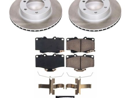 Power Stop 2004 Toyota Tacoma Front Semi-Coated Rotor Kit For Cheap