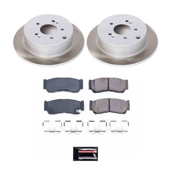 Power Stop 07-09 Hyundai Santa Fe Rear Semi-Coated Rotor Kit Sale