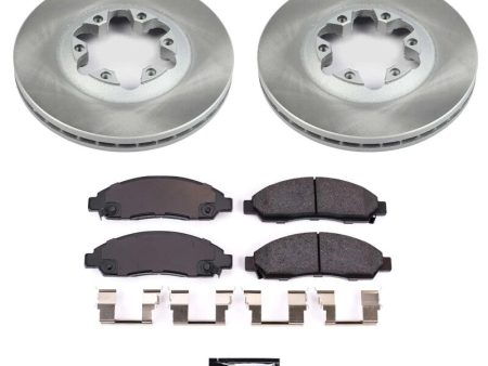 Power Stop 07-08 Isuzu i-370 Front Semi-Coated Rotor Kit For Discount