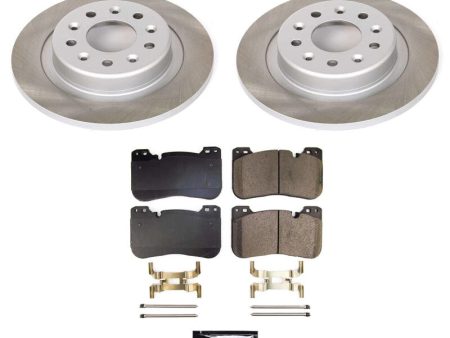 Power Stop 2022 GMC Terrain Rear Semi-Coated Rotor Kit For Sale