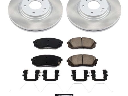 Power Stop 17-19 Kia Soul Front Semi-Coated Rotor Kit Discount