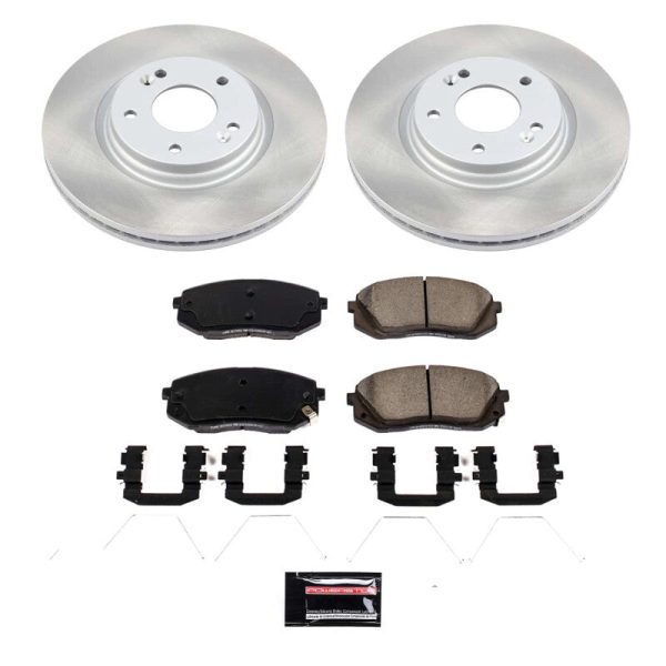 Power Stop 17-19 Kia Soul Front Semi-Coated Rotor Kit Discount