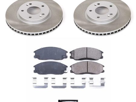 Power Stop 01-06 Hyundai Santa Fe Front Semi-Coated Rotor Kit Online