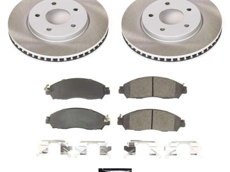 Power Stop 18-24 Nissan LEAF Front Semi-Coated Rotor Kit Discount