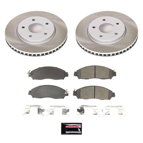 Power Stop 18-24 Nissan LEAF Front Semi-Coated Rotor Kit Discount