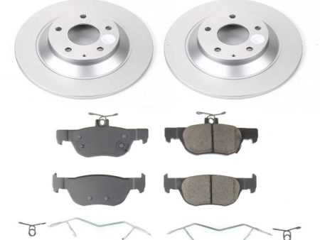 Power Stop 20-22 Mazda CX-30 Rear Z17 Coated Brake Kit Fashion