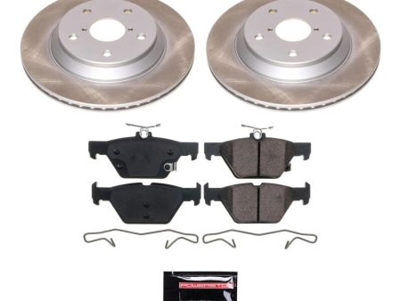 Power Stop 19-22 Subaru Forester Rear Semi-Coated Rotor Kit Cheap