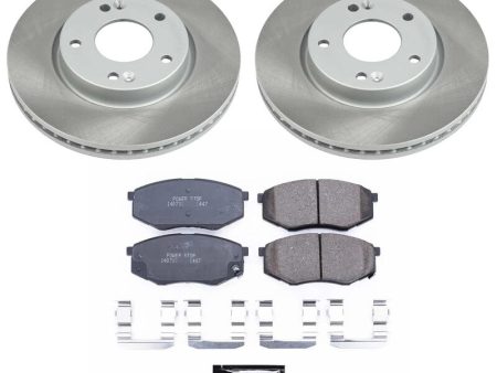 Power Stop 2011 Kia Sportage Front Semi-Coated Rotor Kit Fashion