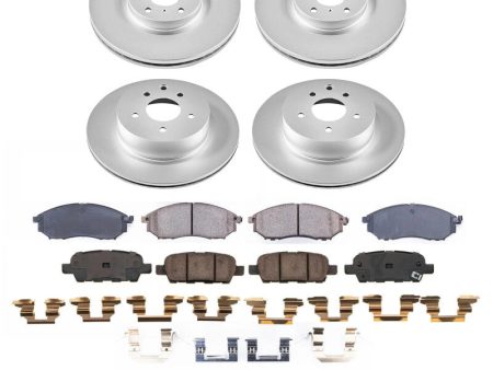 Power Stop 20-22 Cadillac CT4 Front Z17 Coated Brake Kit For Cheap