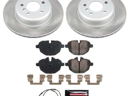 Power Stop 12-16 BMW ActiveHybrid 5 Rear Semi-Coated Rotor Kit Fashion