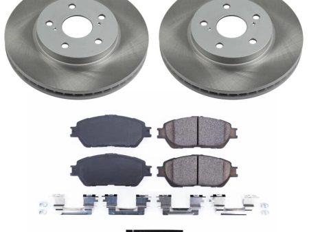 Power Stop 04-08 Toyota Solara Front Semi-Coated Rotor Kit For Sale