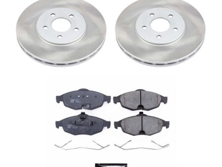 Power Stop 01-06 Dodge Stratus Front Semi-Coated Rotor Kit Supply