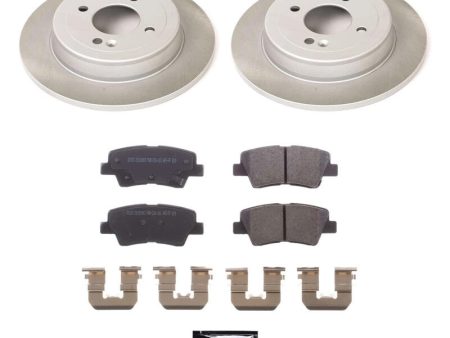 Power Stop 12-18 Kia Rio Rear Semi-Coated Rotor Kit on Sale