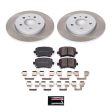 Power Stop 05-09 Audi A4 Quattro Rear Semi-Coated Rotor Kit Hot on Sale