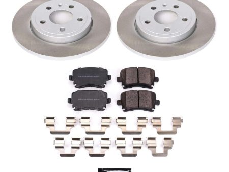 Power Stop 05-09 Audi A4 Quattro Rear Semi-Coated Rotor Kit Hot on Sale