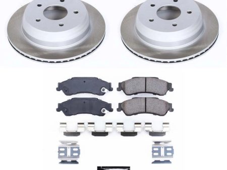 Power Stop 2003 GMC Sonoma Rear Semi-Coated Rotor Kit Fashion