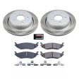 Power Stop 19-22 Ram 1500 Classic Rear Semi-Coated Rotor Kit For Cheap