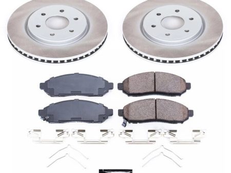 Power Stop 16-22 Nissan Frontier Front Semi-Coated Rotor Kit Online