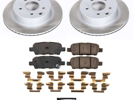 Power Stop 14-15 Nissan Rogue Select Rear Semi-Coated Rotor Kit Sale