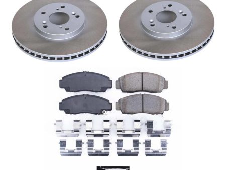 Power Stop 03-11 Honda Accord Front Semi-Coated Rotor Kit Hot on Sale