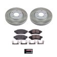 Power Stop 2004 Pontiac Grand Prix Front Semi-Coated Rotor Kit Hot on Sale